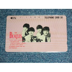 画像: THE BEATLES  -  TELEPHONE CARD "SMILE" / 1980's ISSUED Version LIGHT BLUE Face Brand New  TELEPHONE CARD 