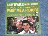 画像: GARY LEWIS & THE PLAYBOYS - PAINT ME A PICTURE ( Ex+/Ex+ )  /1966  US ORIGINAL 7"SINGLE + PICTURE SLEEVE 
