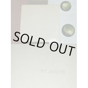 画像:  BEATLES  - THE BEATLES ( WHITE ALBUM : Ex-/Ex+ : No.0045729 ) / 1968 UK ORIGINAL TOP OPEN & 1st Press NO Credit 'An E.M.I. Recording'   Label Used MONO  2 LP  NO Insetrs  