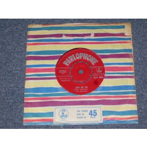 画像: THE BEATLES - A) LOVE ME DO   B) P.S.I LOVE YOU(Mtrix # \A) 7XCE 17144-1N MP ZT 1 1 RR B)7XCE 17145-1N MP ZT 1 RG) (Ex+ Looks:Ex/Ex+ Looks:Ex) / OCT  5 1962 UK ENGLAND Original 1st Press Press RED Label  NON Credit 'SOLD in UK'  Used 7" Single