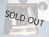 画像: SONNY & CHER -  LIVE IN LAS VEGAS VOL.2 (  Ex+/Ex+++ )  / 1973 US ORIGINAL STEREO Used  2 LP's 