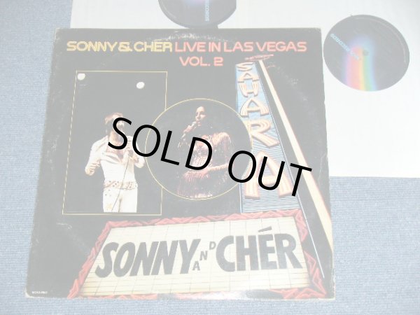 画像1: SONNY & CHER -  LIVE IN LAS VEGAS VOL.2 (  Ex+/Ex+++ )  / 1973 US ORIGINAL STEREO Used  2 LP's 