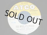 画像: BUFFALO SPRINGFIELD - FOR WHAT IT'S WORTH ( STOP,HEY WHAT'S THAT SOUND ) / 1967 US ORIGINAL Used 7" inch Single