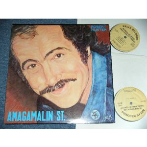 画像: ROBERT HUNTER of GRATEFUL DEAD  -  AMAGAMALIN ST  / 1984 US ORIGINAL Used 2-LP 