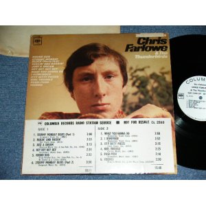 画像: CHRIS FARLOWE & THE THUNDERBIRDS - CHRIS FARLOWE & THE THUNDERBIRDS  / 1966 US ORIGINAL White Label PROMO MONO Used LP 