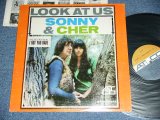 画像: SONNY & CHER - LOOK AT US （Ｍａｔｒｉｘ # C-12262-AA △8269 / C 12266 AA △8269-Y : Ex-/Ex++ ) / 1965 US ORIGINAL MONO LP With TITLE PRINTED on FRONT 