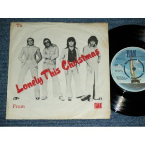 画像: MUD - LONELY THIS CHRISTMAS   / 1974 UK ORIGINAL  Used 7" inch Single With PICTURE SLEEVE 