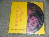 画像: PAUL McCARTNEY of THE BEATLES - BEAUTIFUL NIGHT  / 1997 UK ORIGINAL PICTURE Disc Brand New 7" Single 