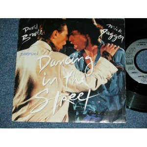 画像: MICK JAGGER of The ROLLING STONES & DAVID BOWIE - DANCING IN THE STREET  ( SIDE OPEN JACKET : Ex-/Ex+)  / 1985 FRANCE ORIGINAL  Used 7"Single  with PICTURE SLEEVE 