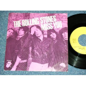 画像: The ROLLING STONES - MISS YOU ( TOP OPEN JACKET : Ex+/Ex++)  / 1978 FRANCE ORIGINAL Used 7"Single  with PICTURE SLEEVE 