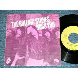 画像: The ROLLING STONES - MISS YOU ( SIDE OPEN JACKET : Ex+,VG+++/Ex++)  / 1979 FRANCE ORIGINAL Used 7"Single  with PICTURE SLEEVE 