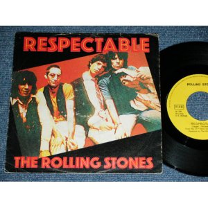画像: The ROLLING STONES - RESPECTABLE  ( TOP OPEN JACKET : Ex/Ex++)  / 1978 SPAIN ORIGINAL  Used 7"Single  with PICTURE SLEEVE 