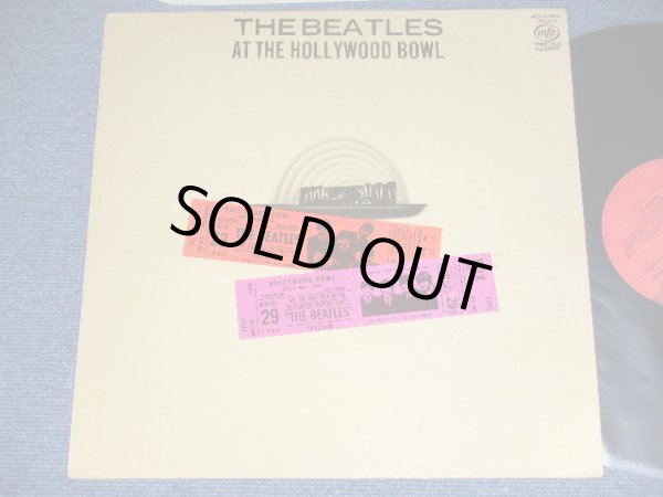 画像1: THE BEATLES - AT THE HOLLYWOOD BAWL ( RARE "RED&PRUPLE TICKET on FRONT COVER : Matrix # YEX 969 8-1-1/YEX 970 9-1-5 )  / 1988 UK REISSUE Used LP 