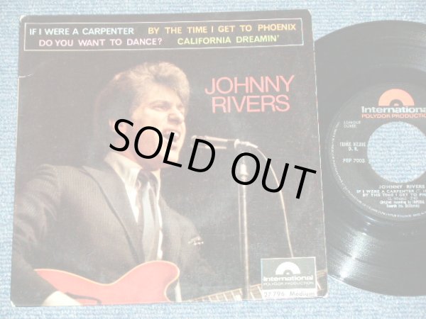 画像1: JOHNNY RIVERS - IF I WERE A CARPENTER  ( EP ) / 1965 FRANCE ORIGINAL Used  7" EP With PICTURE SLEEVE