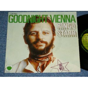 画像: RINGO STARR of THE BEATLES -  GOODNIGHT VIENNA ( Ex+/Ex++ ) / 1975  FRANCE ORIGINAL Used 7" Single  With PICTURE SLEEVE