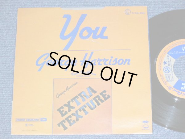 画像1: GEORGE HARRISON of THE BEATLES -  YOU ( Ex++/Ex+++) / 1975  FRANCE ORIGINAL Used 7" Single  With PICTURE SLEEVE