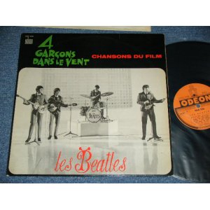 画像: BEATLES - 4 GARCONS PANS LE VENT ( A HARD DAYS NIGHT ) CHANSONS DU FILM ( Ex+++,Ex++/Ex++,MINT- ) /1964 FRANCE ORIGINAL "ORANGE LABEL" Used LP    