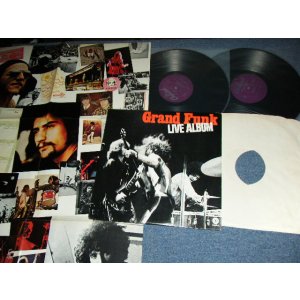 画像: GRAND FUNK RAILROAD GFR  LIVE ALBUM  ( With POSTER : PURPLE LABEL ) / Late 1970's US AMERICA REISSUE Used 2-LP  With POSTER