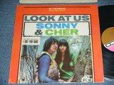 画像: SONNY & CHER - LOOK AT US ( Ex+++/Ex+++ )   / 1967? US ORIGINAL PURPLE & BROWN Label STEREO Used LP 3rd Press With TITLE PRINTED on FRONT 