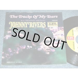 画像: JOHNNY RIVERS - The TRACKS OF MY TEARS ( Ex++/Ex+++ )  / 1967  US AMERICA  ORIGINAL "AUDITION Label PROMO" Used 7" Single  With PICTURE SLEEVE 