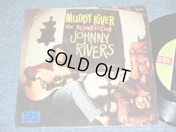 画像1: JOHNNY RIVERS - MUDDY RIVER  ( Ex++/MINT- )  / 1969  US AMERICA  ORIGINAL Used 7" Single  With PICTURE SLEEVE 