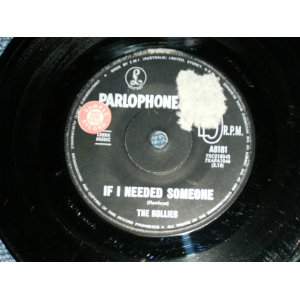 画像: THE HOLLIES - IF I NEEDED SOMEONE : I'VE GOT A WAY ON MY OWN (Ex+/Ex+ ) / 1965 AUSTRALIA  ORIGINAL "With PROMO SEAL on LABEL" Used 7" Single