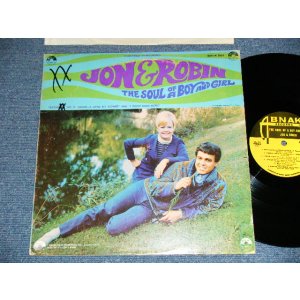 画像: JON & ROBIN -  THE SOUL OF A BOY and GIRL  (   Ex/Ex++  Looks:Ex+++ ) / 1967 US AMERICA ORIGINAL  STEREO Used LP 