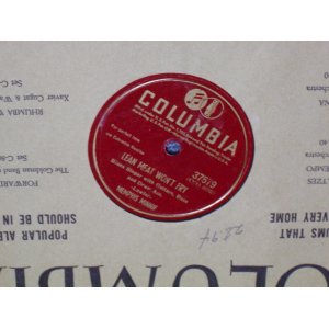 画像: MEMPHIS MINNUE - LEARNMEAT WON'T FRY / 1940s US ORIGINAL 78rpm SP 