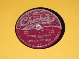 画像: LOWELL FULSON - CHECK YOURSELF / 1955 US ORIGINAL 78rpm SP 