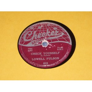 画像: LOWELL FULSON - CHECK YOURSELF / 1955 US ORIGINAL 78rpm SP 