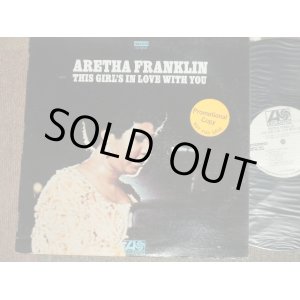 画像: ARETHA FRANKLIN ( With DUANE ALLMAN ) - THIS GIRL'S IN LOVE WITH YOU / 1970 US ORIGINAL White Label PROMO Used LP 