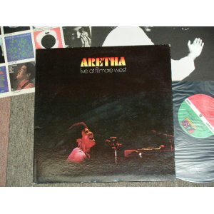 画像: ARETHA FRANKLIN ( With KING CURTIS, RAY CHARLES ) - LIVE AT FILLMORE WEST ( With PIN-UP ) / 1971 US ORIGINAL Used LP 