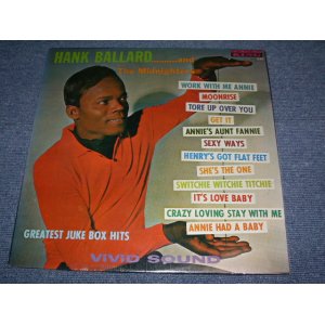 画像: HANK BALLARD & THE MIDNIGHTERS - GREATEST JUKE BOX HITS/ 1990's MONO DENMARK REISSUE LP 