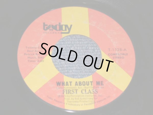画像1: FIRST CLASS - WHAT ABOUT ME / 1974 US ORIGINAL 7"SINGLE  