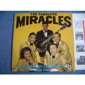 画像: MIRACLES - THE FABULOUS MIRACLES ( VG+++/VG++ ) / 1963 US AMERICA ORIGINAL MONO Used  LP 