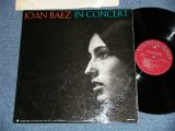 画像: JOAN BAEZ - IN CONCERT ( Ex++/Ex+++)  / 1962 US AMERICA ORIGINAL 1st Press "MAROON Label"  MONO Used LP 