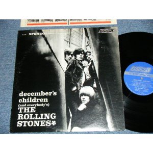 画像: ROLLING STONES -  DECEMBER'S CHILDREN  ( Ex+/Ex++ Looks:Ex+++) (Matrix# A) ZAL-7031-4 △8579  / B) ZAL-7032-4 △8579-x )  / 1965 VERSION? US AMERICA  "BLUE with Boxed 'LONDON' Label"  STEREO Used LP