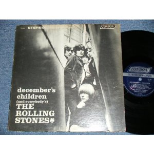 画像: ROLLING STONES -  DECEMBER'S CHILDREN  ( Ex/Ex++ Looks:Ex+) (Matrix# A) ZAL-7031-4 △8579  / B) ZAL-7032-4 △8579-x )  / 1966 VERSION? US AMERICA  "DARK BLUE with Boxed 'LONDON' Label"  STEREO Used LP