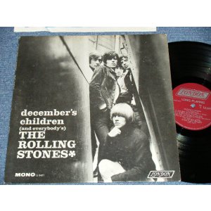 画像: ROLLING STONES -  DECEMBER'S CHILDREN  ( Ex+++/Ex+++ Looks:Ex+ ) (Matrix# A) ARL-7031-5 / B) ARL-7032-5 )  / 1965 VERSION  US AMERICA  "MAROON  with Boxed 'LONDON' Label"  MONO  Used LP