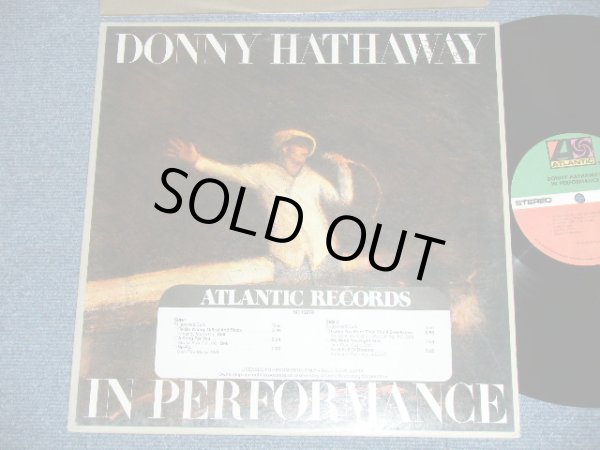 画像1: DONNY HATHAWAY - IN PERFORMANCE ( Ex/MINT-) / 1980 US AMERICA ORIGINAL "PROMO" Used LP 