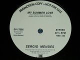 画像: SERGIO MENDES - MY SUMMER LOVE  ( -/MINT-) /  1982 US AMERICA ORIGINAL "PROMO"  Used  12"