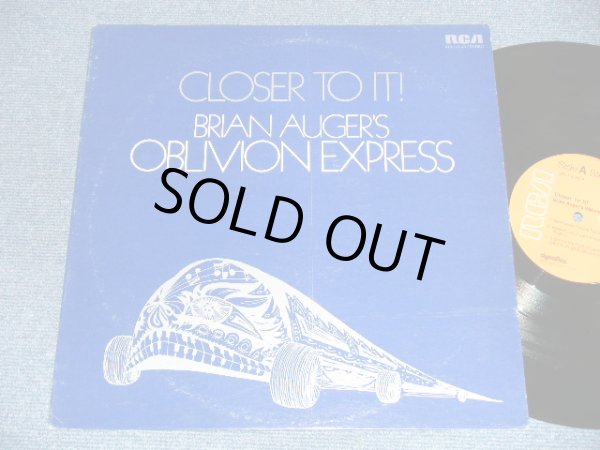 画像1:  BRIAN AUGER'S OBLIVION EXPRESS - CLOSER TO IT! ( VG+++/Ex+++)  / 1973 US AMERICA ORIGINAL "ORANGE Label" Used LP 