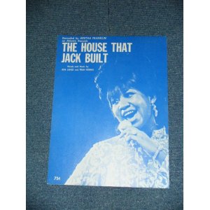 画像: ARETHA FRANKLIN - THE HOUSE THAT JACK BUILT : SHEET MUSIC  / US AMERICA ORIGINAL Used SHEET Musci 