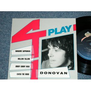 画像: DONOVAN - 4 PLAY  (Ex+++,Ex+++)  / 1987 CANADA Used 7"33 EP 