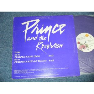 画像: PRINCE - PURPLE RAIN ( Ex-/MINT-) / 1985 US AMERICA ORIGINAL "PROMO ONLY""PURPLE WAX Vinyl"  Used 12"  