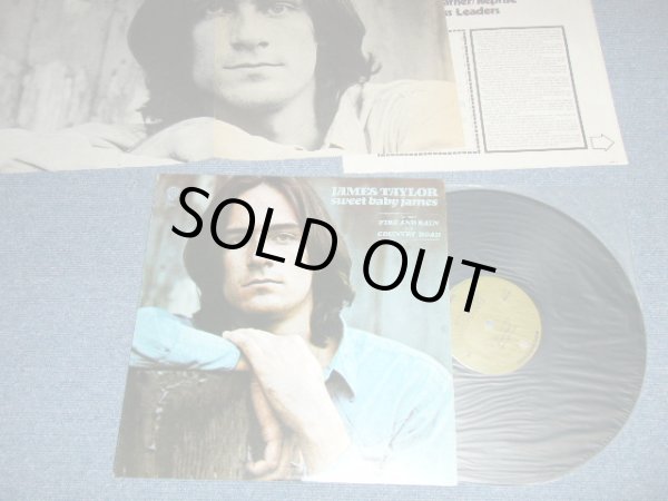 画像1: JAMES TAYLOR - SWEET BABY JAMES : With POSTER SONG SHEET : 2nd Press "TITLE Credit" on Front Cover  (Matrix # WS 1843-A 39638-1D/WS 1843-B 39639-1C) "SANTA MONICA Press" ( Ex+++/Ex++ Looks:MINT-) / 1970 US ORIGINAL 1st Press GREEN & "WB" Label Used  LP