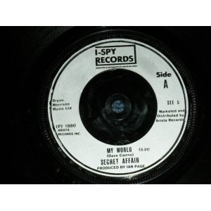 画像: SECRET AFFAIR (NEO-MODS)  - MY WORLD / SO COOL (Ex+++/Ex+++)  / 1980 UK  ENGLAND ORIGINAL  Used  7"Single 