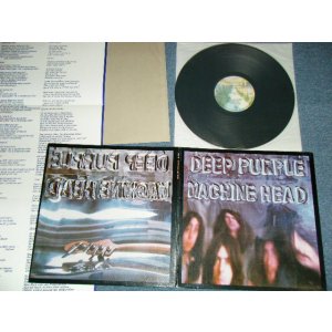 画像: DEEP PURPLE - MACHINE HEAD : With SONG SHEET( Matrix # BSK-1-3100 G1/ BSK-2-3100 G1 )  ( Ex+++/MINT-)  / 1976 Version?? US AMERICA REISSUE 2nd Press Label "BURBANK STREET Label" Used  LP 