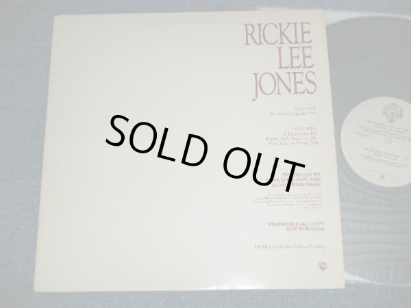 画像1: RICKIE LEE JONES - WE BELONG TOGETHER  (Ex++/Ex+++ ) / 1981 US AMERICA ORIGINAL "PROMO ONLY" Used 12"