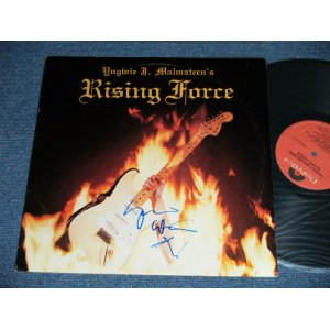 画像: YNGWIE J. MALMSTEEN'S RISING FORCE - RISING FORCE : With SINGED JACKET  ( Ex+/Ex+++)   /  1984 US AMERICA  ORIGINAL  Used  LP